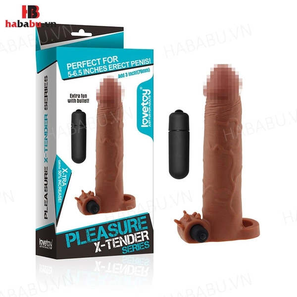 Bao cao su đôn dên Lovetoy LV1065 rung tăng kích thước chính hãng