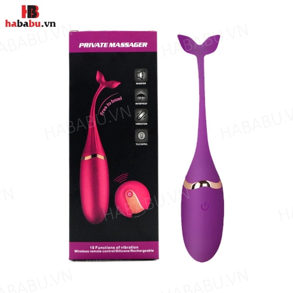 Trứng rung cá heo Private Massage chính hãng
